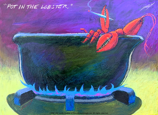 "POT IN THE LOBSTER" PotStickers©